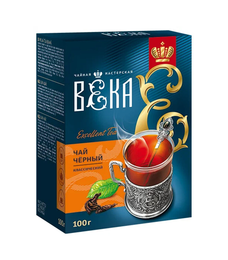 Чай черный листовой Чайная мастерская ВЕКА, 100 г купить оптом