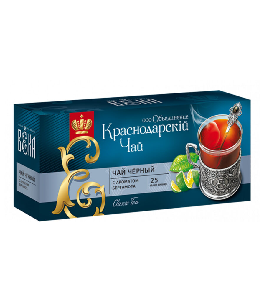 Чай черный с ароматом бергамота Чайная мастерская ВЕКА, 25 шт купить оптом