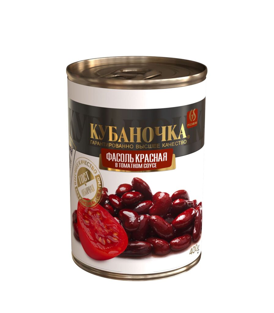 Фасоль красная в томатном соусе, 400 г купить оптом