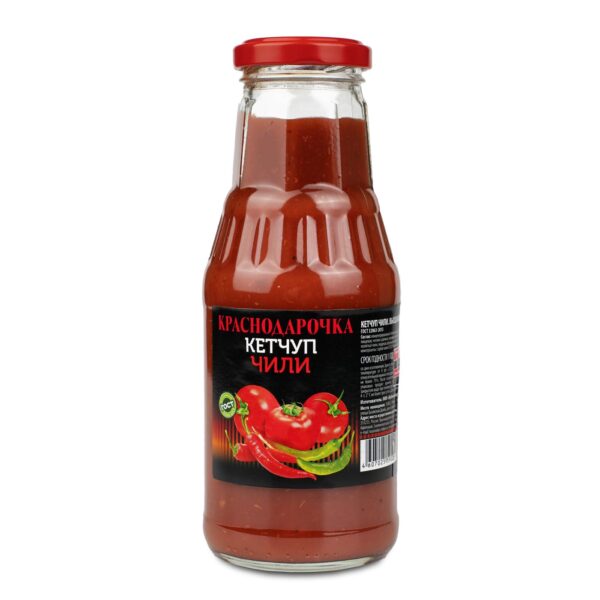Острый кетчуп Чили Краснодарочка, 320 г купить оптом