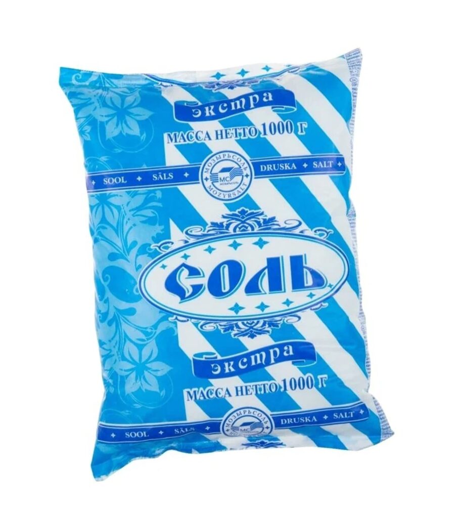 Соль пищевая экстра м/у ГОСТ Беларусь, 1 кг купить оптом
