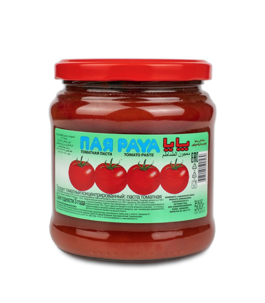 Иранская томатная паста PAYA, 500 г купить оптом